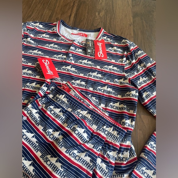 Shinesty Busch Beer men’s pajama set- NWT - Picture 3 of 5